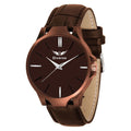 Men’s Analog Leather Watch